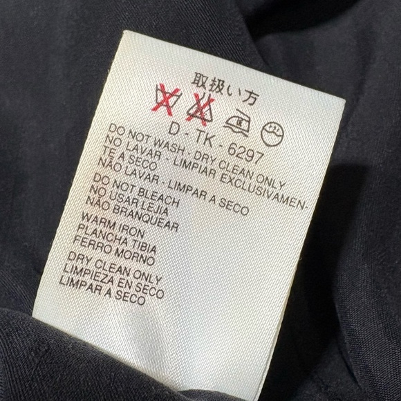 Ermenegildo Zegna Sz M 50 Men's Black Bomber Light Jacket Rayon Silk Italy - Picture 11 of 11